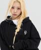 Phasewhite [Phase_1] Pw Logo Hood Zip-Up_Black / 8802026-Hz02