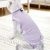 Breathable Feline Spay Recovery Suit Post Op Protective Clothing Prevent Lickings Recovery Garment For Pet