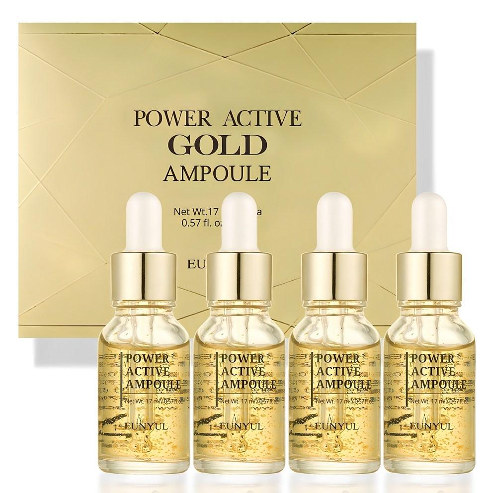 EUNYUL Power Active Gold Ampulle 4 Stück, 17 ml, 4 Stück