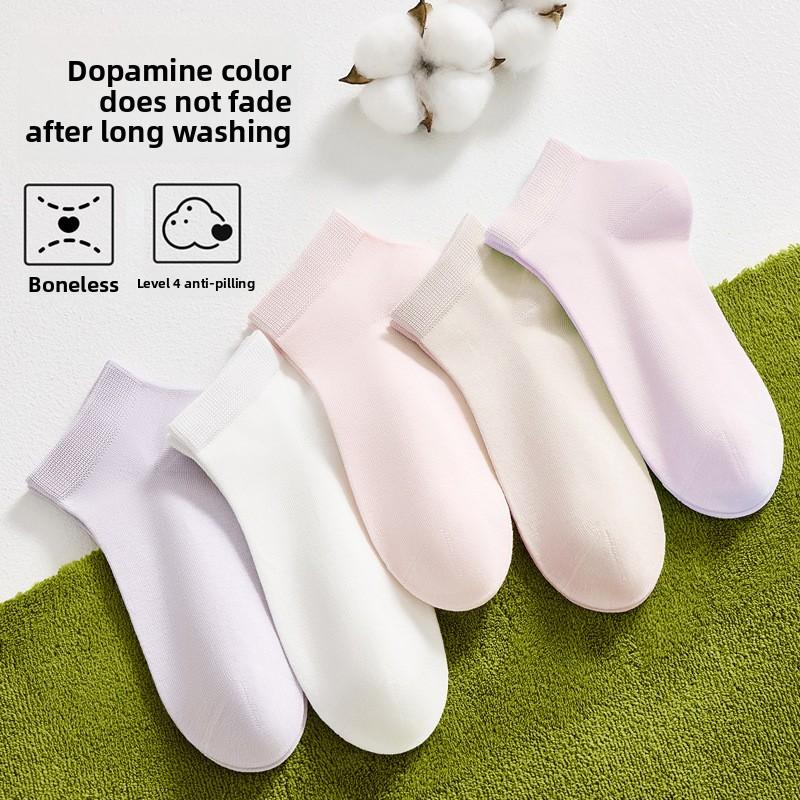 Sock Short Socks with Boodles Shoes. Spring/Summer Pure Cotton Short Tube Boneless Maternity Socks. Short Style Summer Lightweight Version.