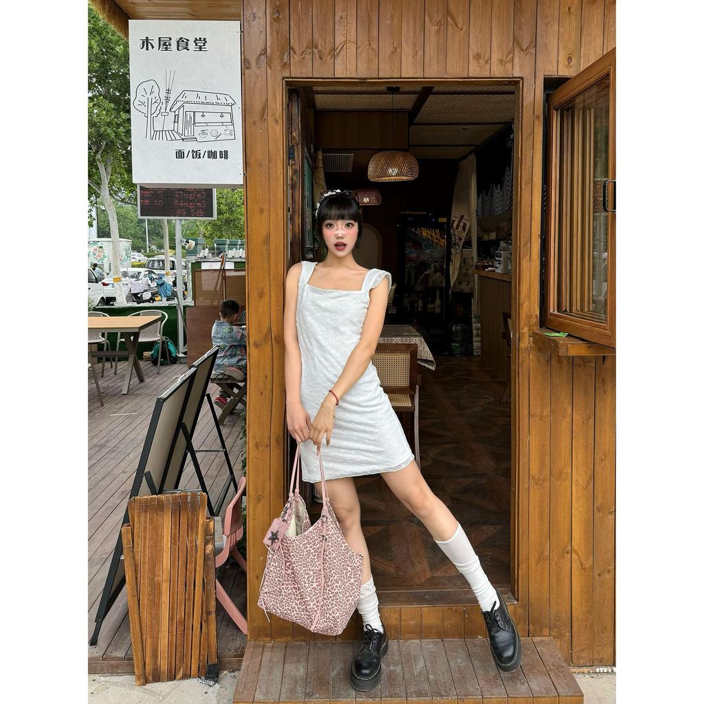 Frühlings- und Sommer-Lässiger Wind Leopardenmuster Umhängetasche Große Kapazität Mode Wind Canvas Damenhandtasche