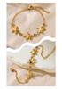 18K Gold Zircon Starfish Bracelet for Women - High-End Titanium Stainless Steel Jewelry