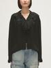 Beams Boy Women's Large/Small Shirt, M.Amnz_RuflBlous, Black, Free Size, 13110450452