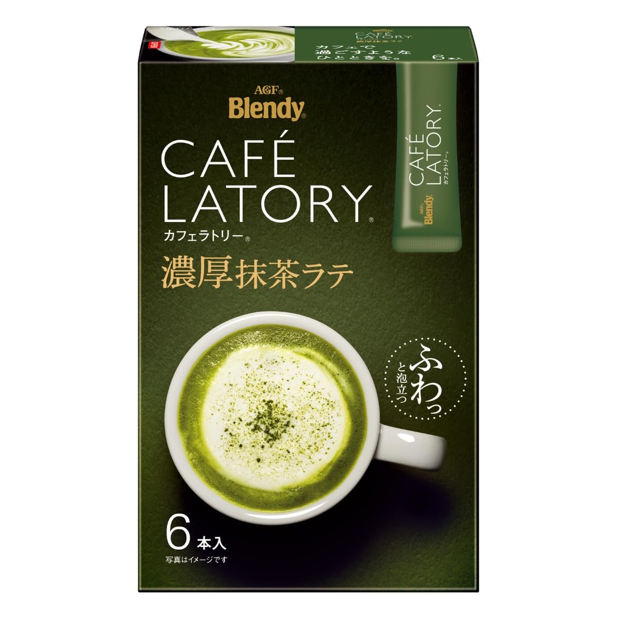 AGF Blendy Cafe Latory Stick Rich Matcha Latte 6 sticks x 6 boxes grams [Powdered Matcha] 11.5 (x 36)