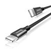 Baseus 1,8M Geflochtenes Lightning USB Kabel - Schwarz