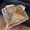 New 71 * 71cm Korean version small square scarf women's silk scarf spring and summer thin sunscreen scarf neck protection tied bag headband scarf
