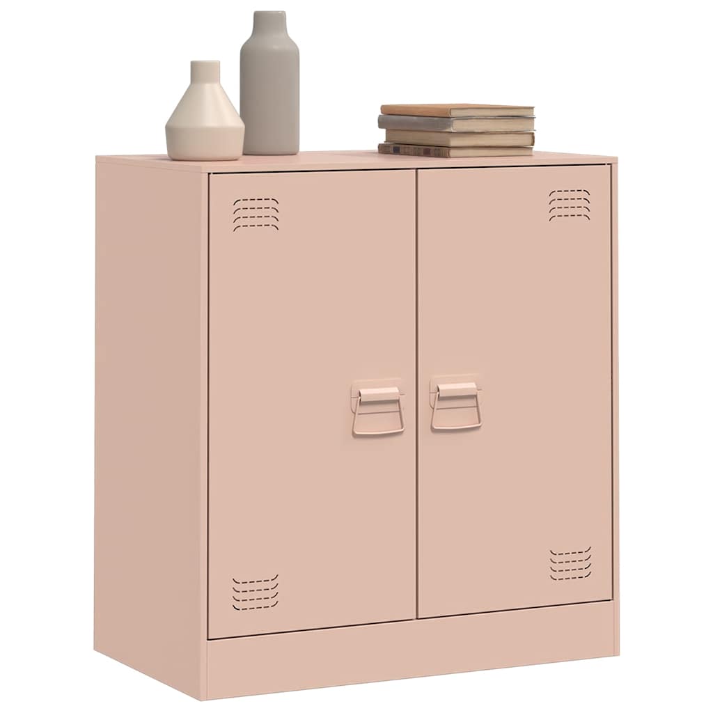 Sideboard Pink 67 X 39 X 73 Cm Steel