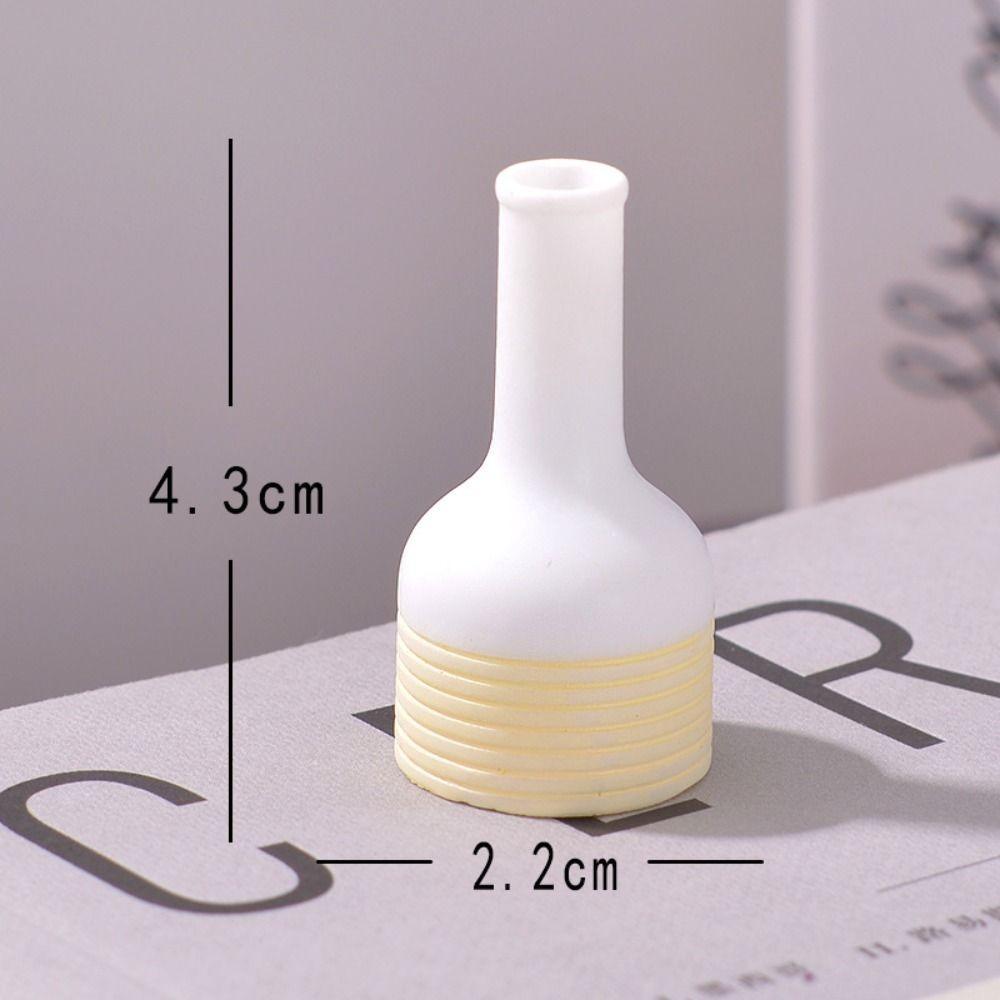 Simulation Mini Small Vase Micro Landscape Resin Model Small Ornament Scene Decoration Small Props