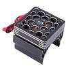 RC Cooling Fan Aluminum Alloy 40mm Motor Fan with Heatsink Metal Cover for 1 8 1 10 RC Car 540 550 F540 3650 3660 Motor