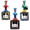 Musician Dolls Wall Hanging Metal Showpieces Handmade Iron Home Decor Tabletop Statues for Living Room