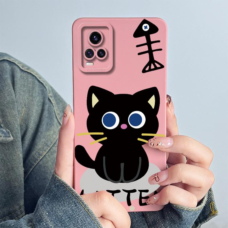 For Vivo V20 Phone Case Cute Astronaut Soft Silicone Lens Protective Back Cover for VivoV20 V2024 V2025 Coque Vivo v 20 Shells