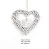 Heart Pendant Chic DIY Rattan Nordic Style Romantic Woven Pendant Ornament for Wedding