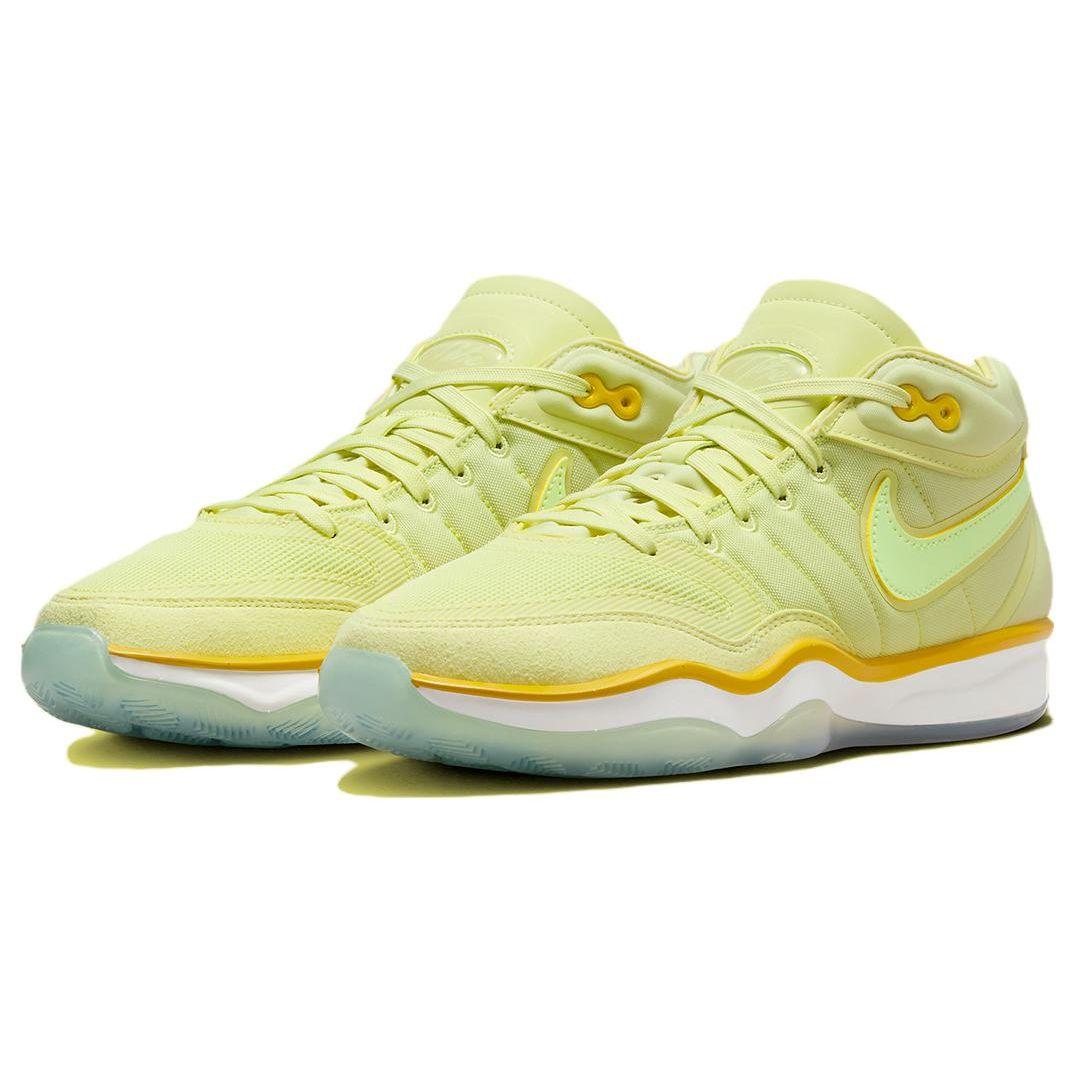 Мужские кроссовки Nike Air Zoom GT Hustle 2 Frozen Yellow Cream Luminous-Green — фото 3