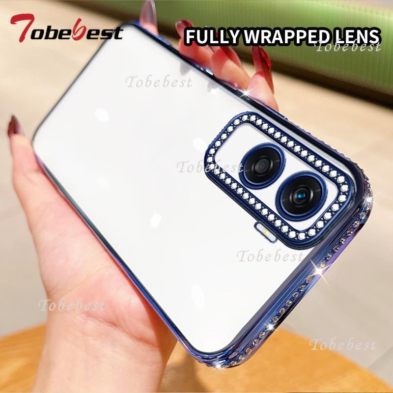Diamond Transparent Plating Silicone Case For Huawei Honor X9A X9B X50i X9C X60 Pro X8A X8B X7B X7C X8 5G Soft Back Cover
