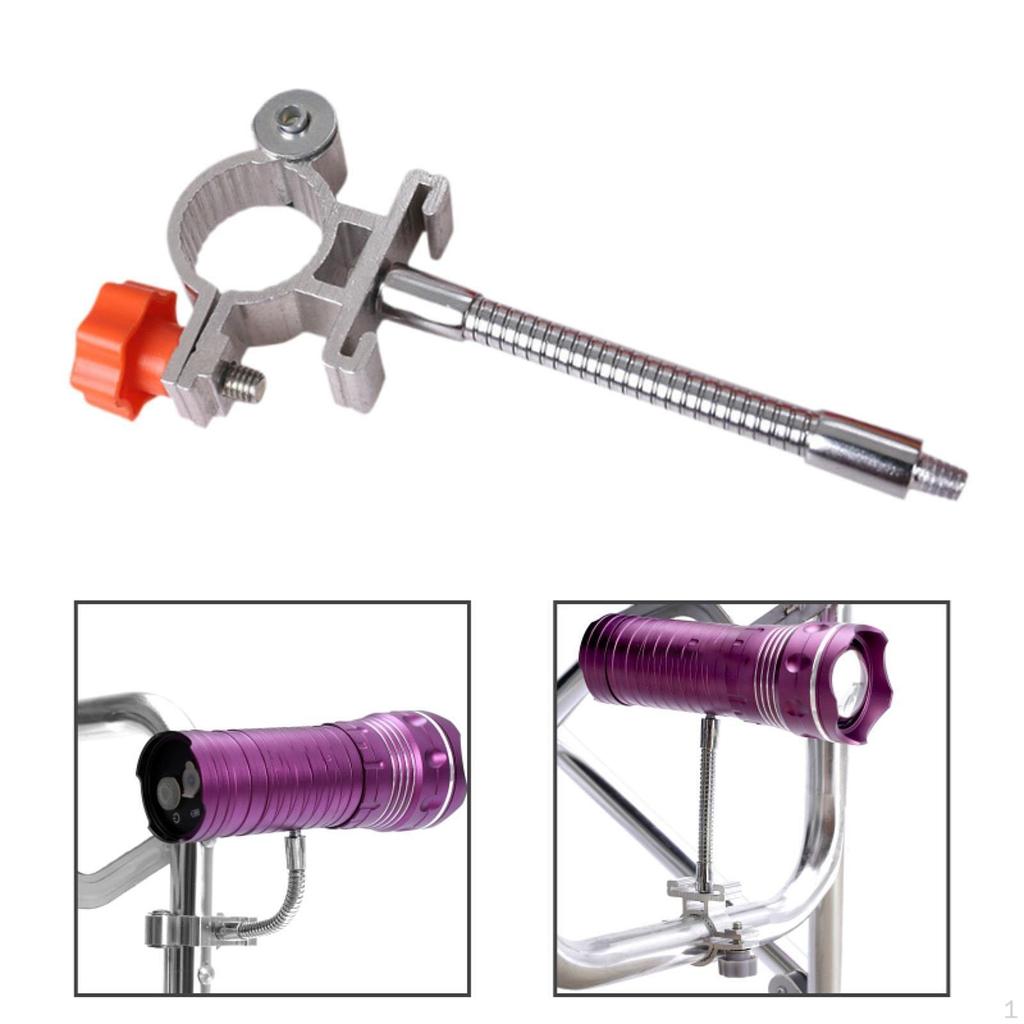 Adjustable Fishing Lamp Holder Bracket for Outdoor Use