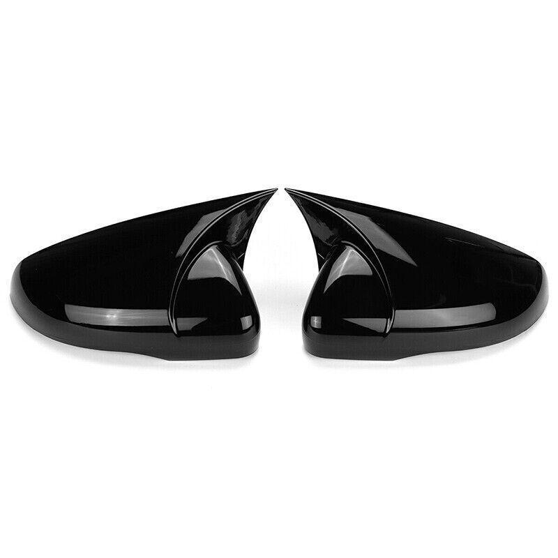 Para VW Volkswagen Golf 6 MK6 GTI GTD 2009-2013 Capa de espelho retrovisor lateral de carro Tampa de asa Tampa de porta externa Acabamento em fibra de carbono