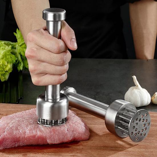Meat Tenderizer Ultra Sharp Needle Non-stick 304 Stainless Steel Reduce Cooking Time Chicken Tenderizer for Household