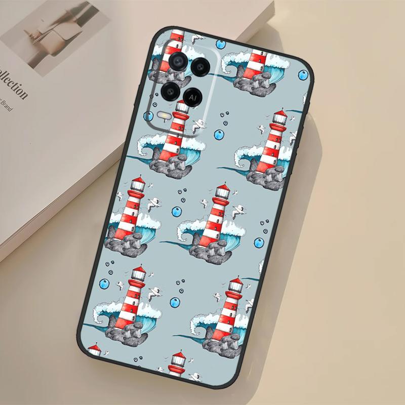 

Nautical Seagull Pattern Case For Oppo A76 A96 A16 A17 A18 A60 A80 A40 A38 A58 A78 A98 A94 A74 A54 A15 A57 A77 A5 Pro OPPO A94 5G