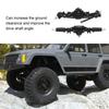RC Front Rear Axles Complete Set Metal Assembly Kit Axle Drive Shaft for   SCX10 II RC Crawler Car