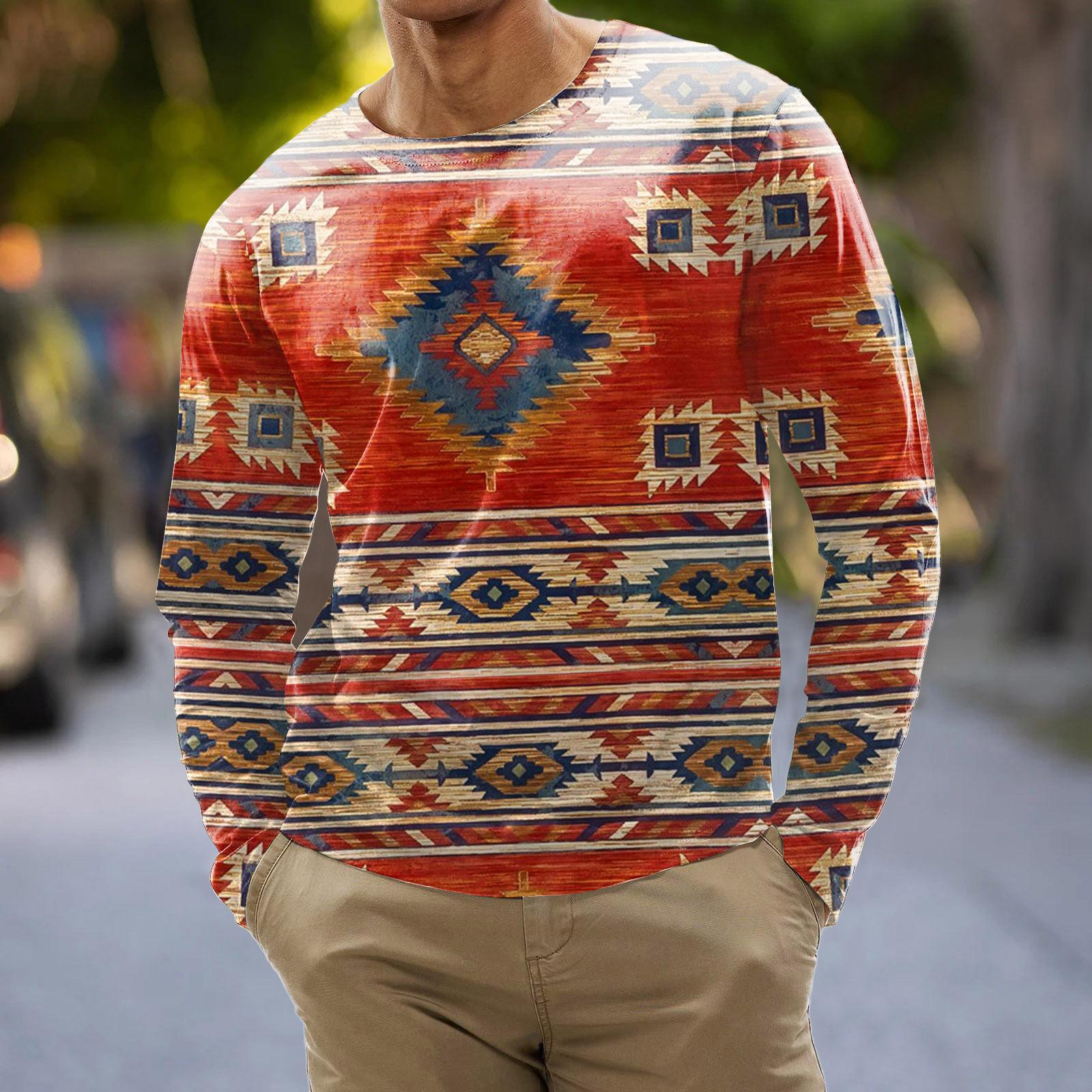 

Мужская мода, повседневные рубашки с длинными рукавами и принтом в полоску, топы, блузки M красный