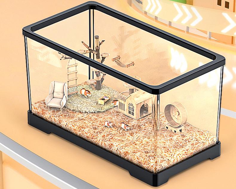 Large Acrylic Hamster & Chinchilla Cage Villa Breeding Box