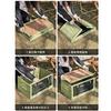 Outdoor Storage Box Camping Folding Box Camping Organizer Car Box Multi-layer Stackable Multifunctional Folding Box Can Sit