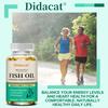 Fischöl 2000 mg Nahrungsergänzungsmittel, Premium Omega-3-Formel, 120 Weichkapseln pro Flasche