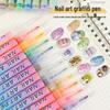 New Cross-Border Nail Art Graffiti Pen: Quick-Drying DIY Marker for Painting, Coloring, and Outlining Nails