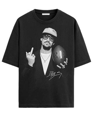 BAD BUNNY 2026 Super Bowl Vyrams Moterims Oversized Y2k Sunkus Medvilninis Marškinėliai Streetwear Harajuku T-shirt Moteriški Vyriški Drabužiai - ...
