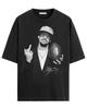 BAD BUNNY 2026 Super Bowl Uomo Donna Oversize Y2k Cotone Pesante T-shirt Streetwear Harajuku Maglietta Abbigliamento Femminile Maschile