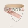 Y2K Rhinestone Belts PU Leather Waistband Simple Butterfly Waist Chain  Skirt Accessories