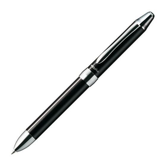 Pentel Vicuna EX Multi-Function Ballpoint Pen BXW1375A Black (0.7mm Black/Red Ballpoint, 0.5mm Mechanical Pencil)