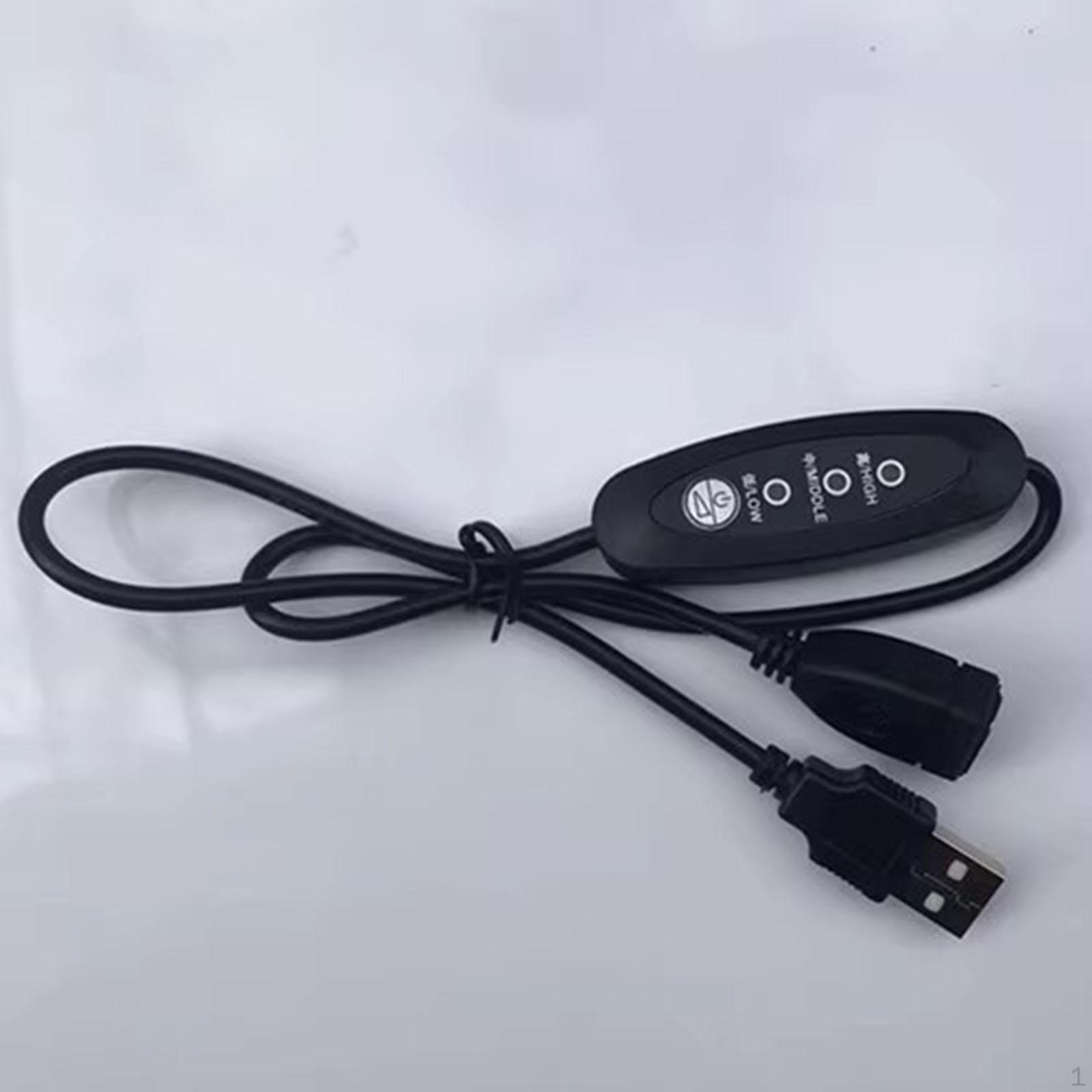 

Temperature Controller USB 5V Long Performance L 17.72 Multipurpose Portable Practical Thermostat