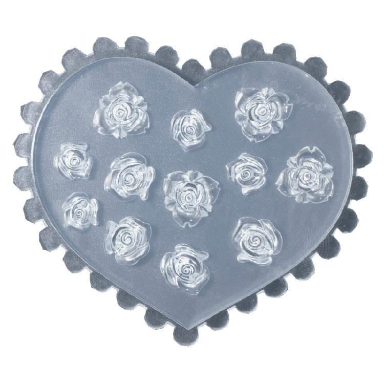 Silicone Nail Art Mold Embossing Nail Decorations Epoxy Mold Jewelry Making Tool