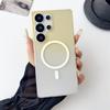For Magsafe Magnetic Gradient Matte Case For Samsung Galaxy S26 S25 S24 S23 Ultra Plus FE A17 A56 A55 A16 Clear Bumper Cover