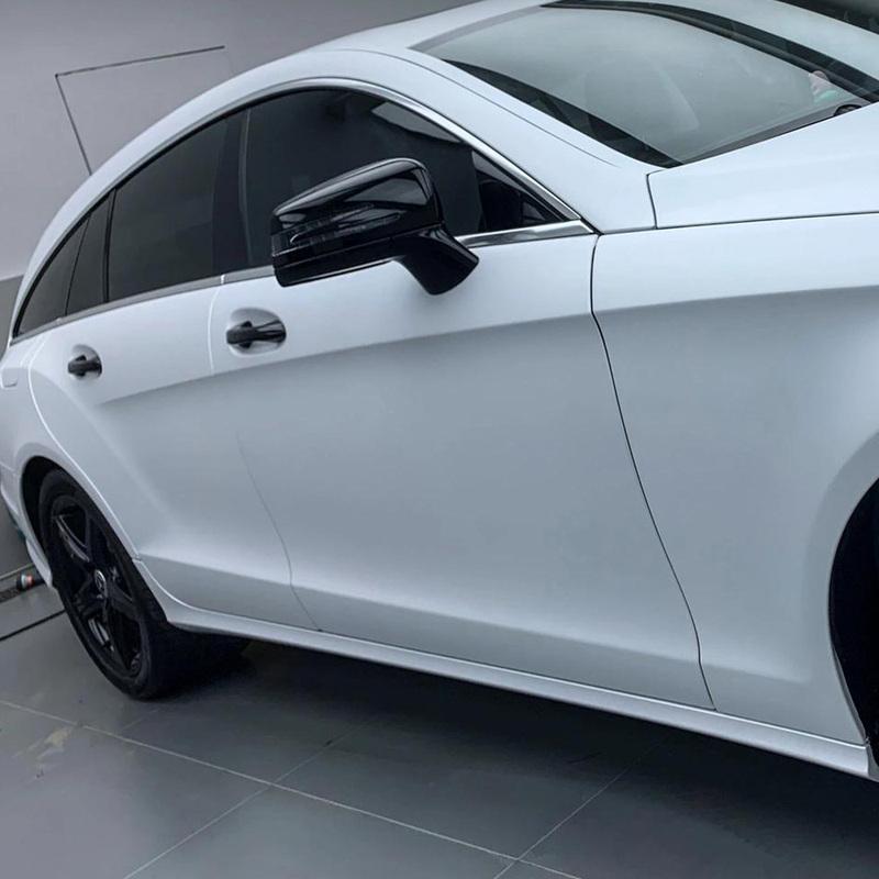 Matte White Vinyl Car Wrap Film Foil Sticker Universal Self-adhesion Waterproof Protection Film for Car Motorcycle Accessories