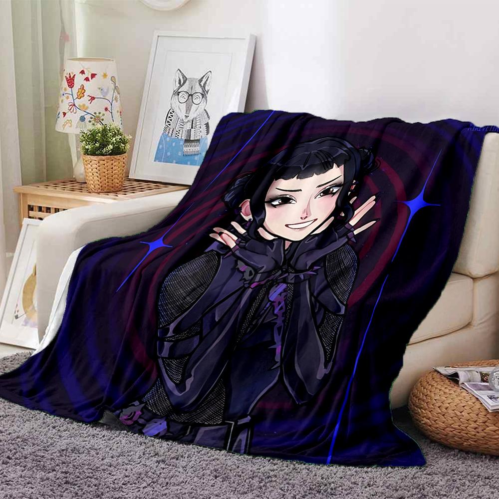 1Pc Fantasy Anime Character Blanket For Couch Bed Plush Cozy Fuzzy Blanket Super Soft Warm Blankets For Fall And Winter 0918201