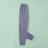 Children's Striped Brushed Warm Pajama Leggings for Autumn and Winter