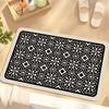 Retro Chinese soft diatom mud absorbent mat bathroom floor mat toilet door toilet mat quick drying non-slip foot mat
