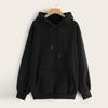 2023 Autumn/Winter Women's Plus Velvet Thick Loose Hooded Sweatshirt