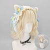 Fluffy Cat Ear Headband Cosplay Anime Convention Y2K Kawaii Lolita Hair Accessory Plush Hairband