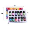 3ML 12PCS Conjunto de óleos essenciais naturais solúvel em água Aroma Óleo essencial de aromaterapia para óleo