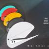 Compact Multi-Functional Plastic Mini Cutter: Envelope & Knot Opener, Paper, Box, Rope, Rubber Band Cutter, and Wire Stripper