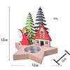 Christmas Decorations, New Products, Christmas, Wooden Candle Holders, Desktop Ornaments, Santa Claus, Holiday Supplies, Party Decorations