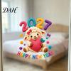 New Year of Sheep Decorations Chinese Window Stickers, 2027 Goat Static Clings, Cute Easy Installation Stickers Crochet Knit Decals, Reusable