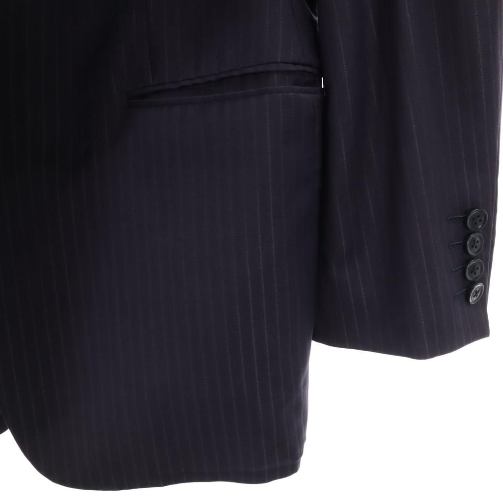 Armani Collezioni Made In Italy Stripe Pants Suit Setup 46 Navy System Men's Used