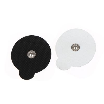 2Pcs 4Cm Round Tens Unit Electrode Pads For Ems Muscle Stimulator Electrotherapy Self-Adhesive Pads Replacement Reusable