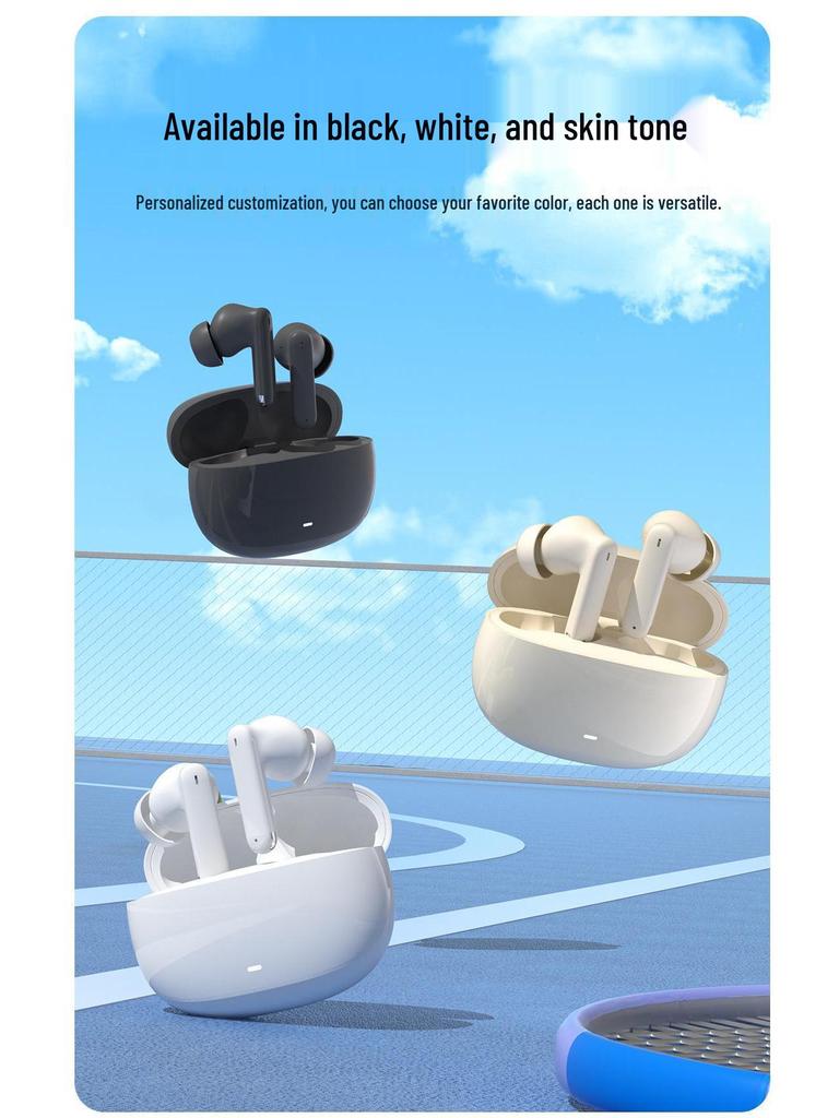 New TWS Bluetooth Gaming Earphones with Ultra-Long Battery, HD Calls, Noise Reduction, and Wireless Sports Design.