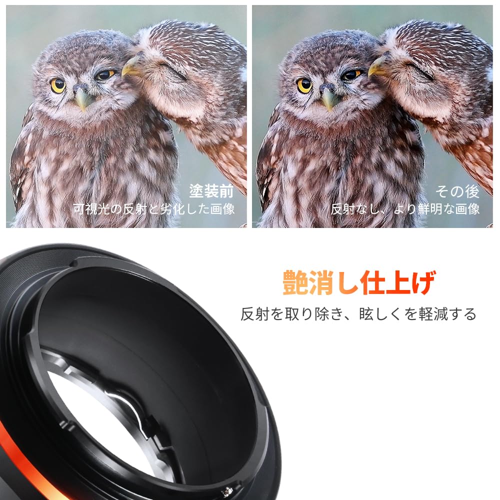 Concept Mount Adapter Minolta Compatible Minolta MD Mount MC SR Lens Sony Compatible E Mount NEX Camera Matte Finish Infinity Realization Direct Store