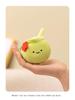 Coconut Turtle Pendant Keychain - Beach Plush Figurine for Backpack Accessories